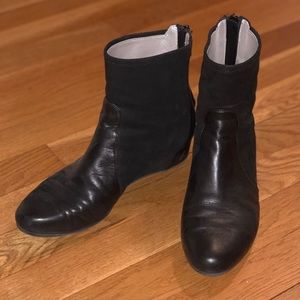 Aquatalia Leather & Suede Booties